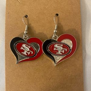 San Francisco 49rs earrings